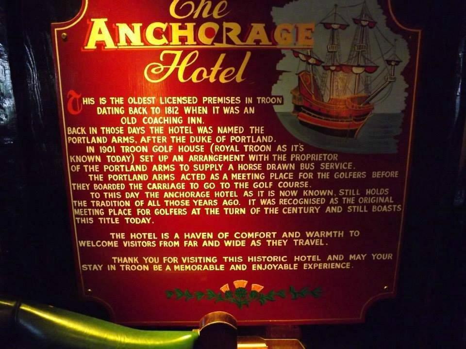 The Anchorage Hotel Troon Dış mekan fotoğraf